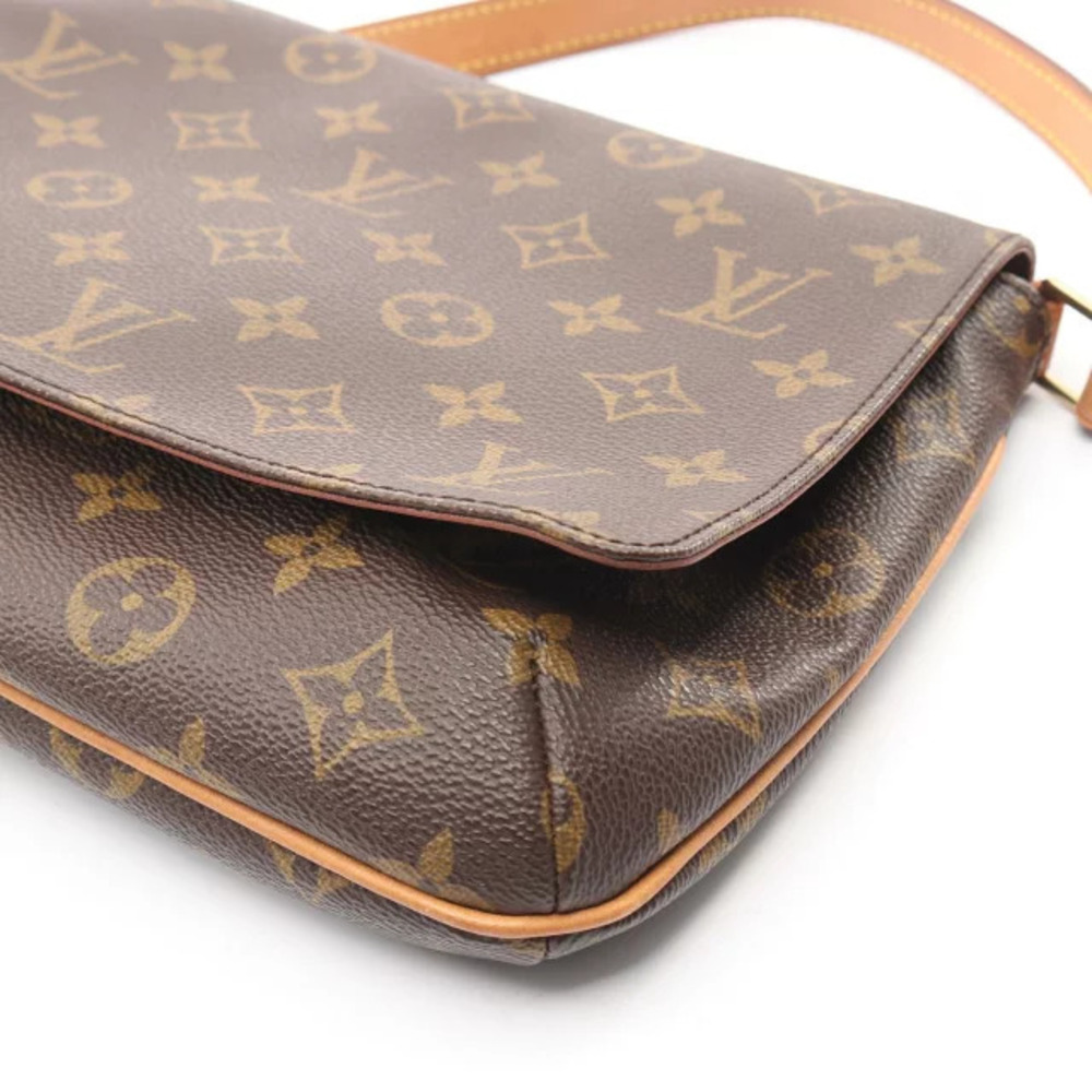 Louis Vuitton Canvas Bag Short Leather Strap Musette Shoulder Tango Monogram - Picture 5 of 8